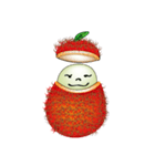 Chom Chom boy (rambutan)（個別スタンプ：17）