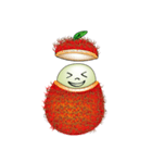 Chom Chom boy (rambutan)（個別スタンプ：23）