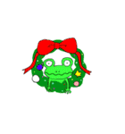 カエルの生活！Halloween＆Christmas ver！！（個別スタンプ：31）
