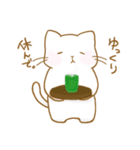 にんげんになりたいねこ。（個別スタンプ：14）