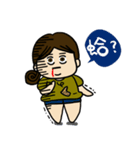 The brave and sorrow of chubby princess（個別スタンプ：5）