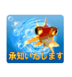 Kingyo01_(Goldfish)＿金魚01（個別スタンプ：30）