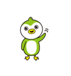 Green penguin - KuKu（個別スタンプ：1）