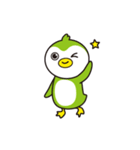 Green penguin - KuKu（個別スタンプ：2）