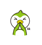 Green penguin - KuKu（個別スタンプ：4）