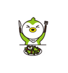 Green penguin - KuKu（個別スタンプ：7）