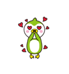 Green penguin - KuKu（個別スタンプ：9）