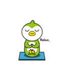 Green penguin - KuKu（個別スタンプ：13）