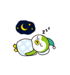 Green penguin - KuKu（個別スタンプ：14）