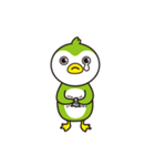 Green penguin - KuKu（個別スタンプ：24）