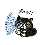 個性豊かなぶさ猫さん達（個別スタンプ：17）