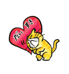 個性豊かなぶさ猫さん達（個別スタンプ：38）