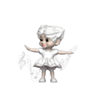 生クリームの妖精、フュー: 3D ver.01（個別スタンプ：8）
