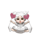 生クリームの妖精、フュー: 3D ver.01（個別スタンプ：13）