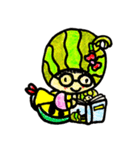 Little sunny watermelon（個別スタンプ：33）