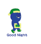 The life of a strange blue log（個別スタンプ：7）