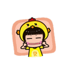 Q urn chicken Move up！ Move up！（個別スタンプ：3）