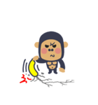 Banana QQ Monkey 3（個別スタンプ：2）
