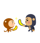 Banana QQ Monkey 3（個別スタンプ：3）