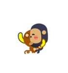 Banana QQ Monkey 3（個別スタンプ：4）