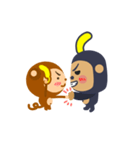 Banana QQ Monkey 3（個別スタンプ：5）