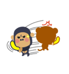 Banana QQ Monkey 3（個別スタンプ：6）