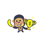 Banana QQ Monkey 3（個別スタンプ：8）