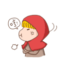 Little wolf ＆ Little Red Riding Hood（個別スタンプ：19）