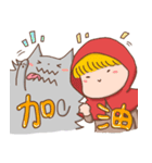 Little wolf ＆ Little Red Riding Hood（個別スタンプ：30）