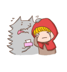 Little wolf ＆ Little Red Riding Hood（個別スタンプ：31）