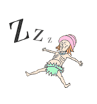 てて族。ときどき、あし族。（個別スタンプ：35）