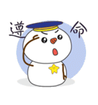 Manda snowman_2（個別スタンプ：8）