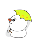 Manda snowman_2（個別スタンプ：24）