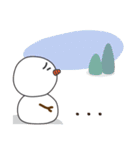 Manda snowman_2（個別スタンプ：26）