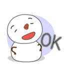 Manda snowman_2（個別スタンプ：29）