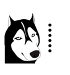 Funny Huskies（個別スタンプ：7）