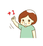 紅茶ガールとクリーム犬 (New)（個別スタンプ：3）