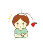紅茶ガールとクリーム犬 (New)（個別スタンプ：12）