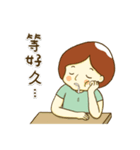 紅茶ガールとクリーム犬 (New)（個別スタンプ：32）