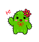 Fat cute cactus（個別スタンプ：1）