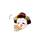 ほっこり舞妓はん（個別スタンプ：3）