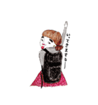 太眉乙女（個別スタンプ：8）