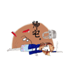 太眉乙女（個別スタンプ：21）