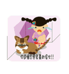 Girl and Cat life（個別スタンプ：32）