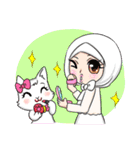 Happy Princess Hijab（個別スタンプ：12）