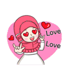 Happy Princess Hijab（個別スタンプ：28）