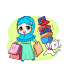 Happy Princess Hijab（個別スタンプ：30）