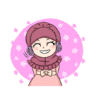 Happy Princess Hijab（個別スタンプ：34）