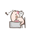 Cute pig - Move Move Move！（個別スタンプ：4）