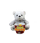 Easy message Teddy bear（個別スタンプ：4）